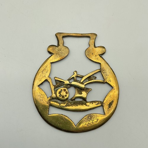 Vintage antique horse brass - vintage,
