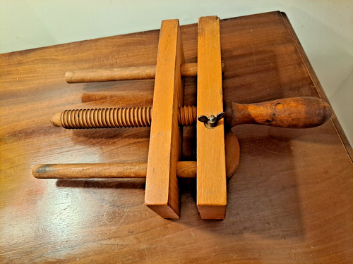 Vintage antique wooden book - wooden,
