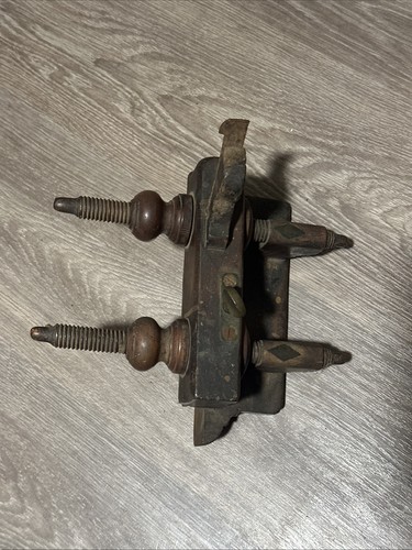 Antique wooden screw - antique, screw-stem
