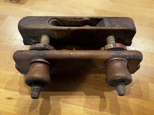 Antique wood plane plough plow - plane,