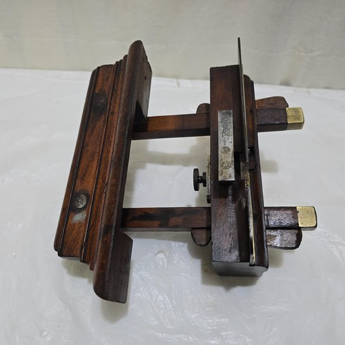 Vintage wooden plough plane - wooden,