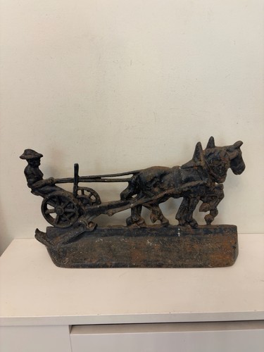 Vintage cast iron - cast, horse