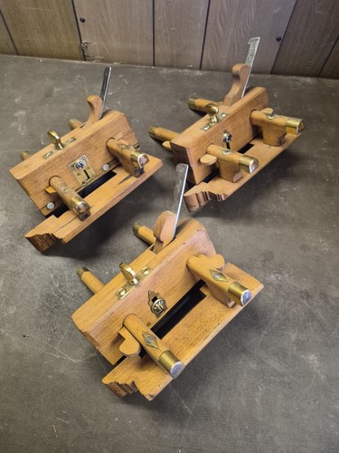 Vintage wooden plough - plough, planes