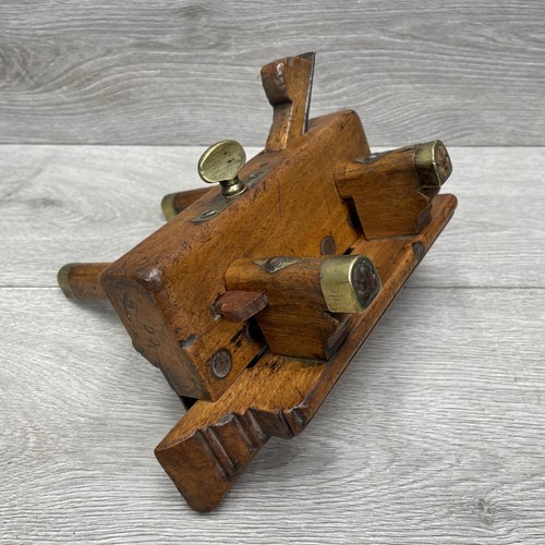 Vintage wooden plough plane - plough,