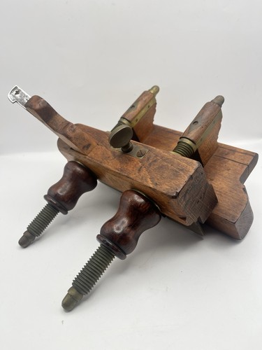 Rare brass screw stem plough - rare,