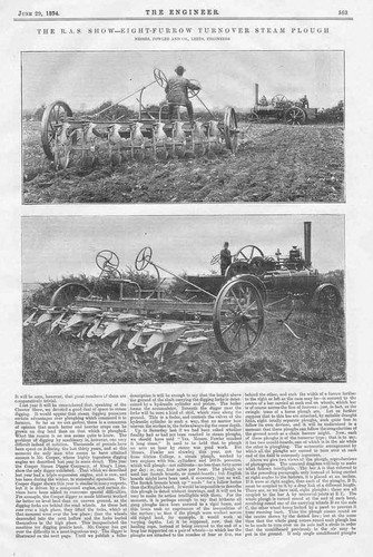 Eight furrow turnover steam - eight,