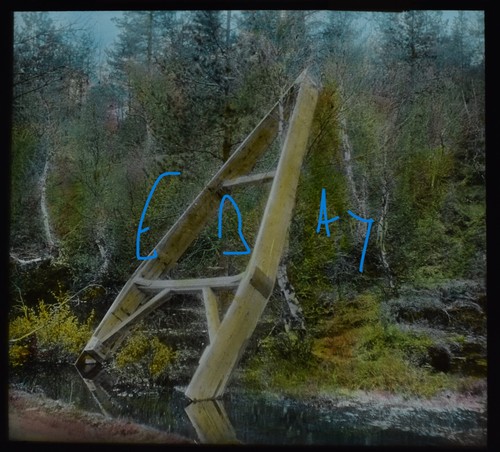 Wooden snow plough norway - wooden,