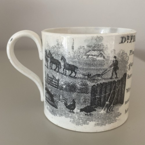 Antique pearlware small mug - antique,